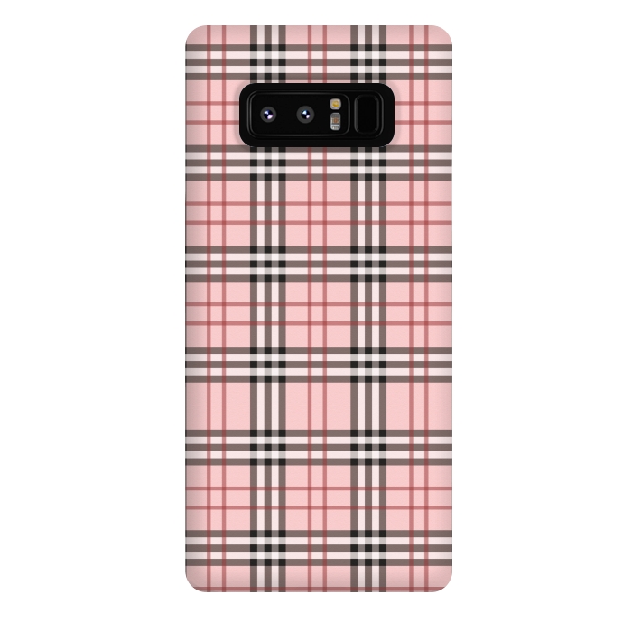 Galaxy Note 8 StrongFit Luxury Plaid by Quirk It Up