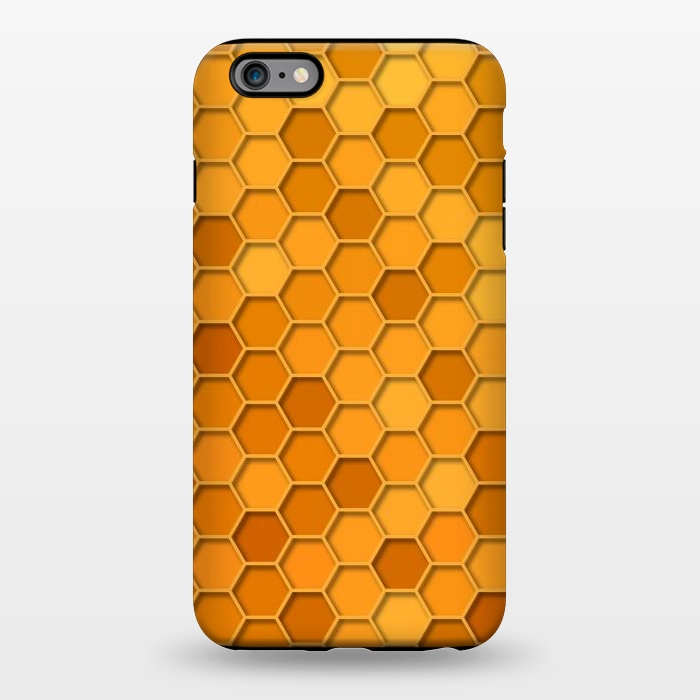 iPhone 6/6s plus StrongFit Hexagonal Honeycomb Pattern by Quirk It Up