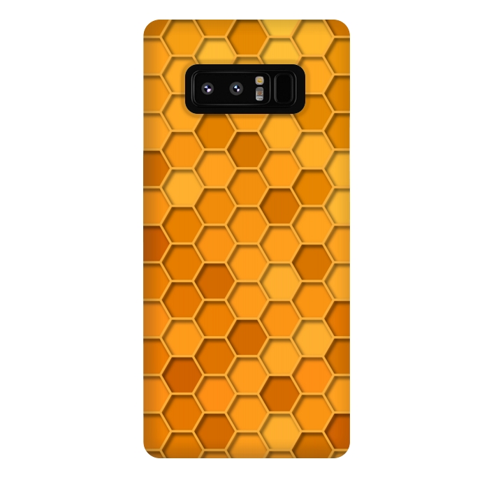 Galaxy Note 8 StrongFit Hexagonal Honeycomb Pattern by Quirk It Up