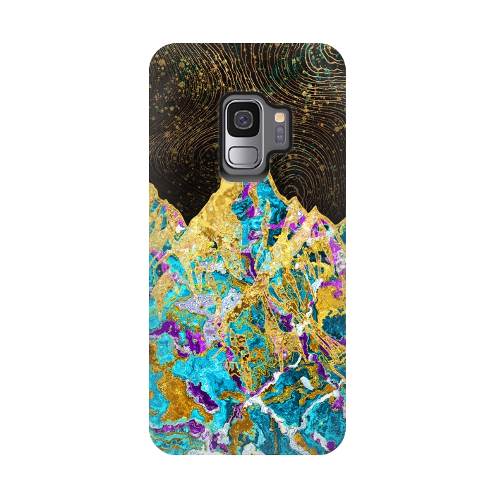 Galaxy S9 StrongFit Digital Painting - Mountain Illustration I by Art Design Works