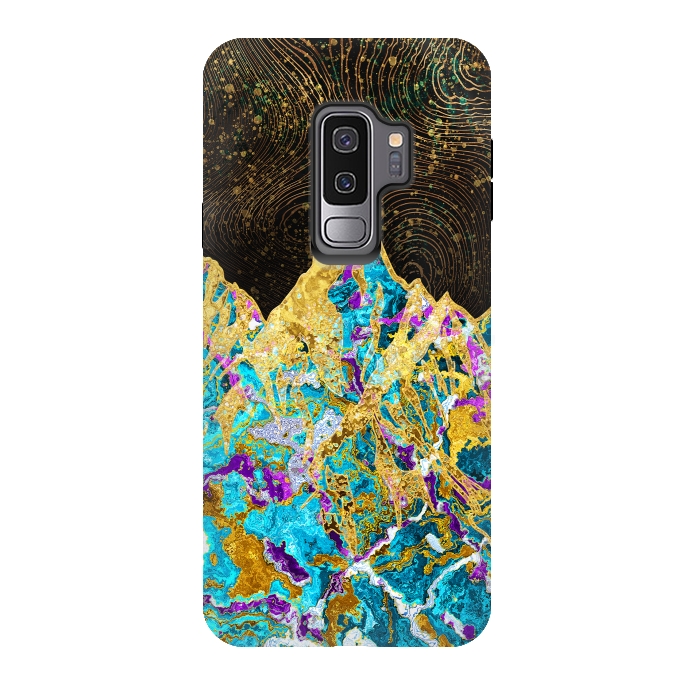 Galaxy S9 plus StrongFit Digital Painting - Mountain Illustration I by Art Design Works