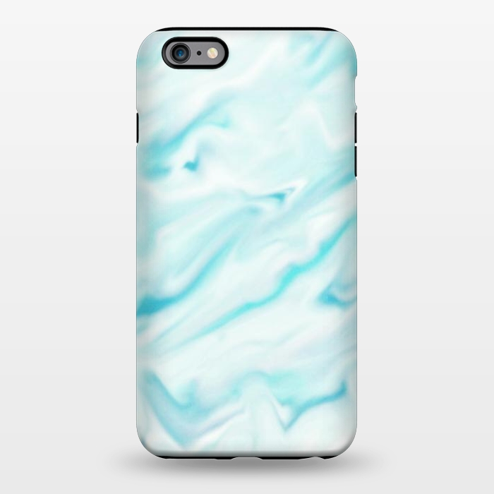 iPhone 6/6s plus StrongFit Mint blue abstract paint by Jms