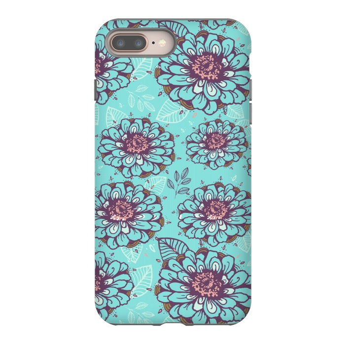 iPhone 7 plus StrongFit Floral Garden  by Rose Halsey