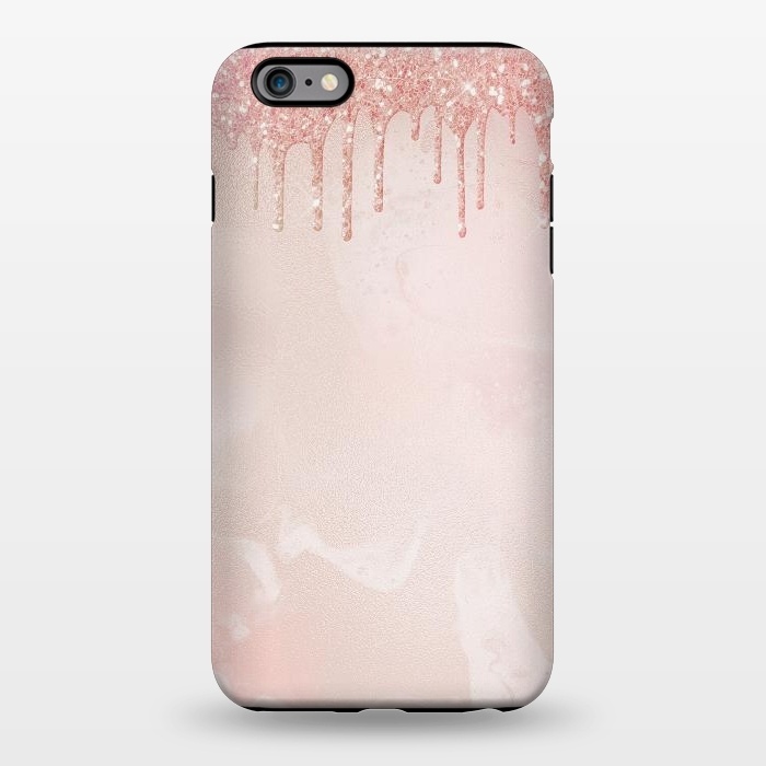 iPhone 6/6s plus StrongFit Pink Glitter Rain  by  Utart