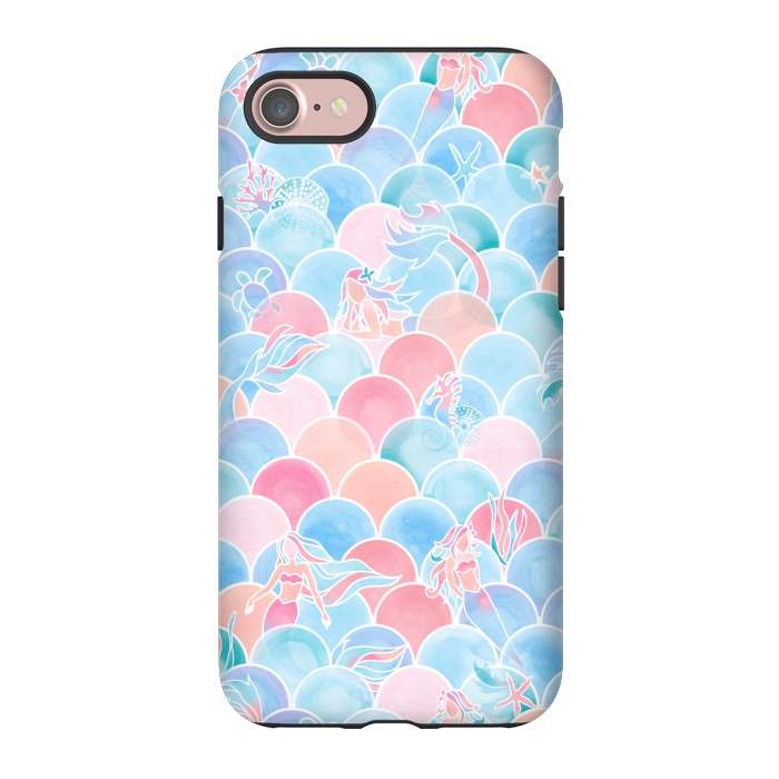 iPhone 7 StrongFit Bubbly Sunset Ocean by gingerlique