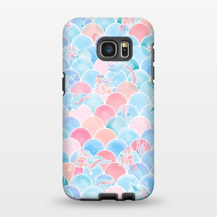 Galaxy S7 EDGE StrongFit Bubbly Sunset Ocean by gingerlique