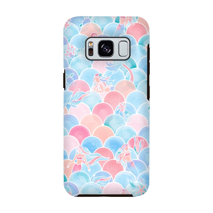 Galaxy S8 StrongFit Bubbly Sunset Ocean by gingerlique