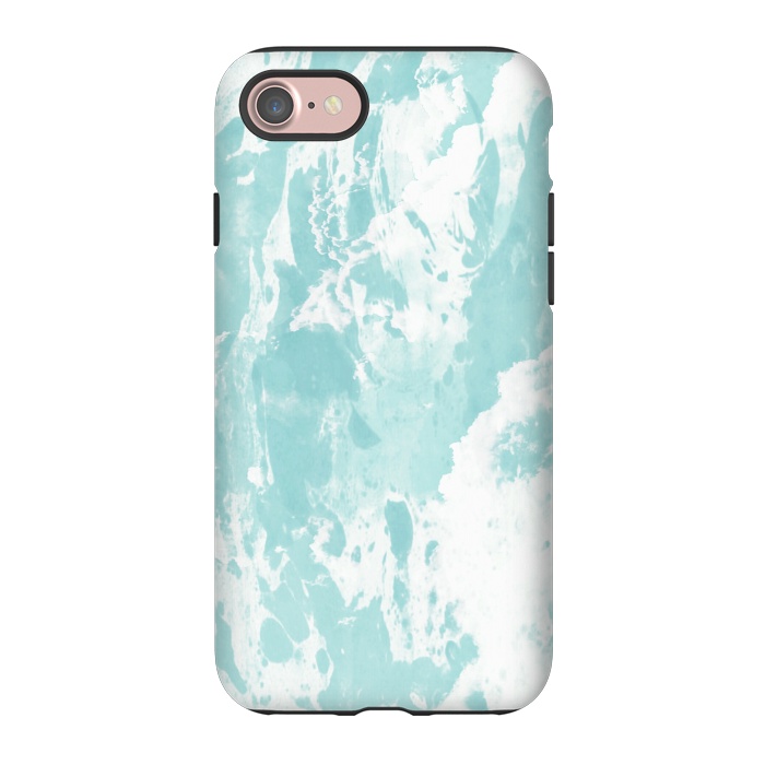 iPhone 7 StrongFit Mint blue abstract by Jms