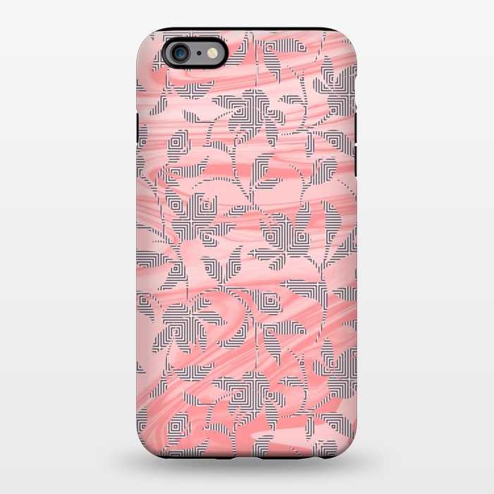 iPhone 6/6s plus StrongFit Marbled floral by Kashmira Baheti