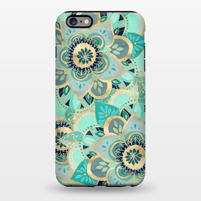 iPhone 6/6s plus StrongFit Emerald and Gold Mandalas by Tangerine-Tane
