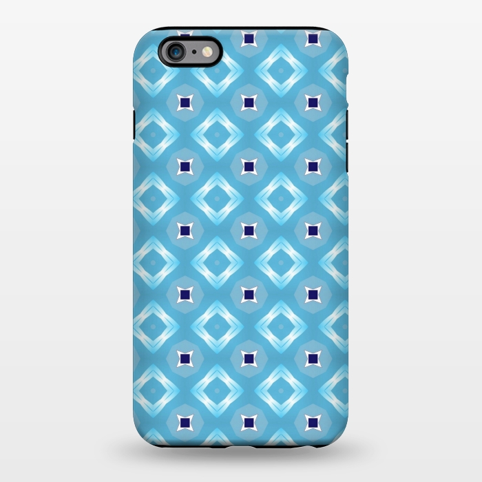 iPhone 6/6s plus StrongFit blue diamond pattern by MALLIKA