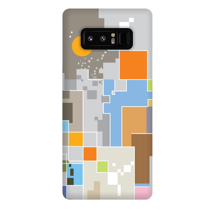 Galaxy Note 8 StrongFit Abstract Geometric Creation by Bledi
