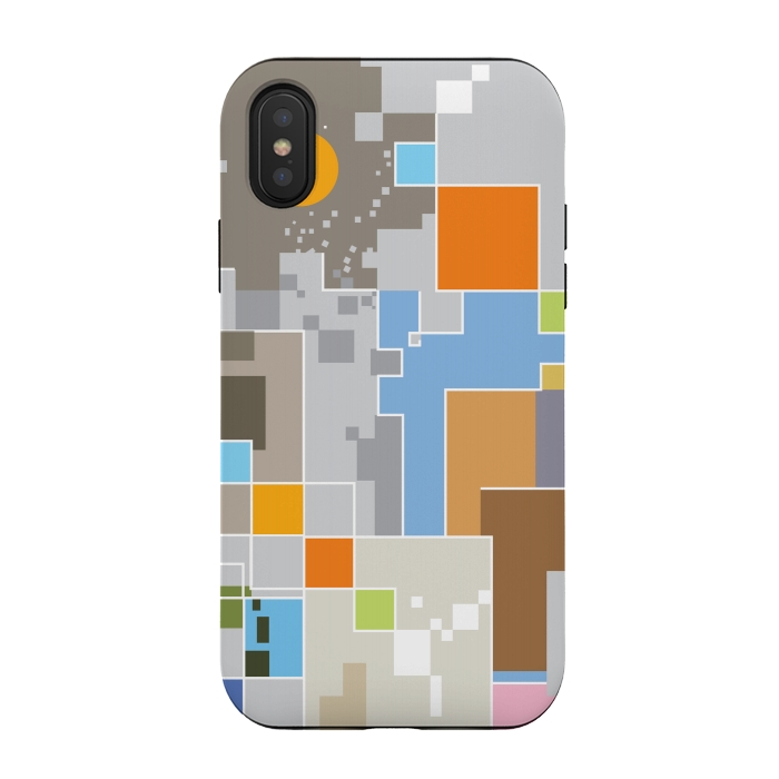iPhone Xs / X StrongFit Abstract Geometric Creation by Bledi