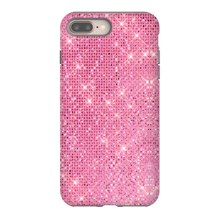 iPhone 7 plus StrongFit Pink Glitter by Alemi