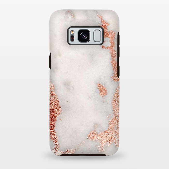 Galaxy S8 plus StrongFit Gold Rose Marble by Alemi