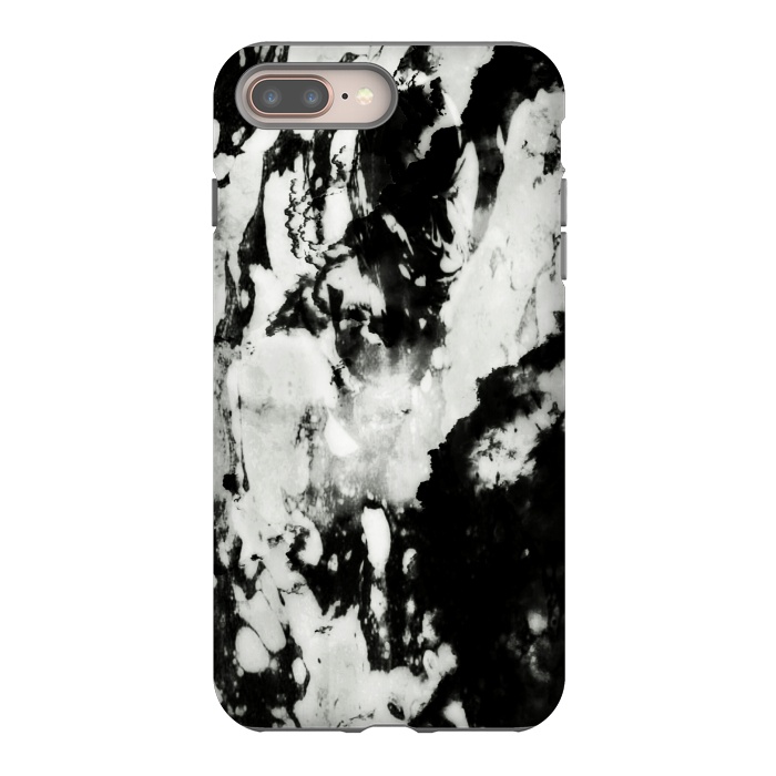 iPhone 7 plus StrongFit White black marble by Jms