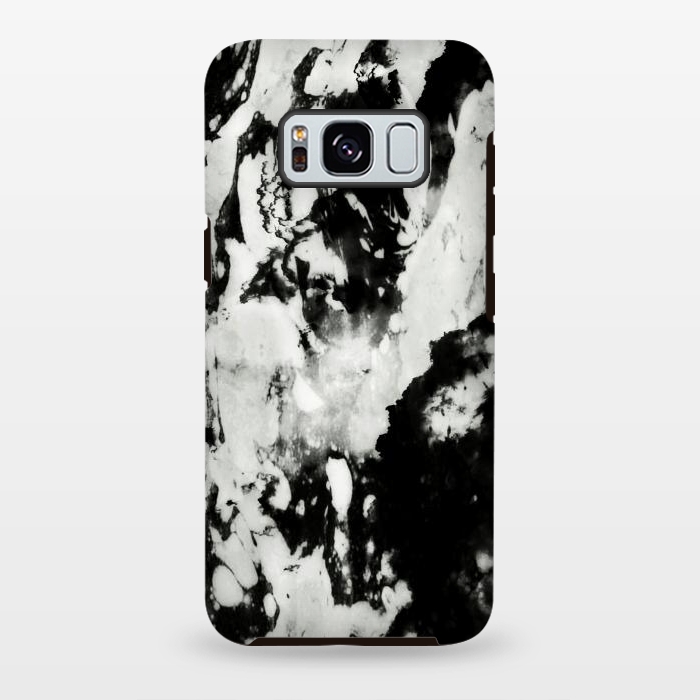 Galaxy S8 plus StrongFit White black marble by Jms