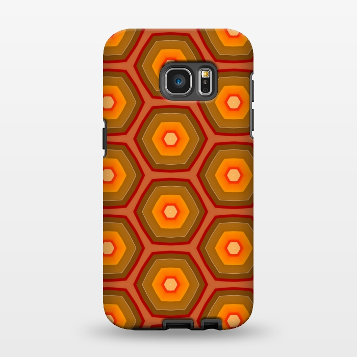 Galaxy S7 EDGE StrongFit honey pattern by MALLIKA