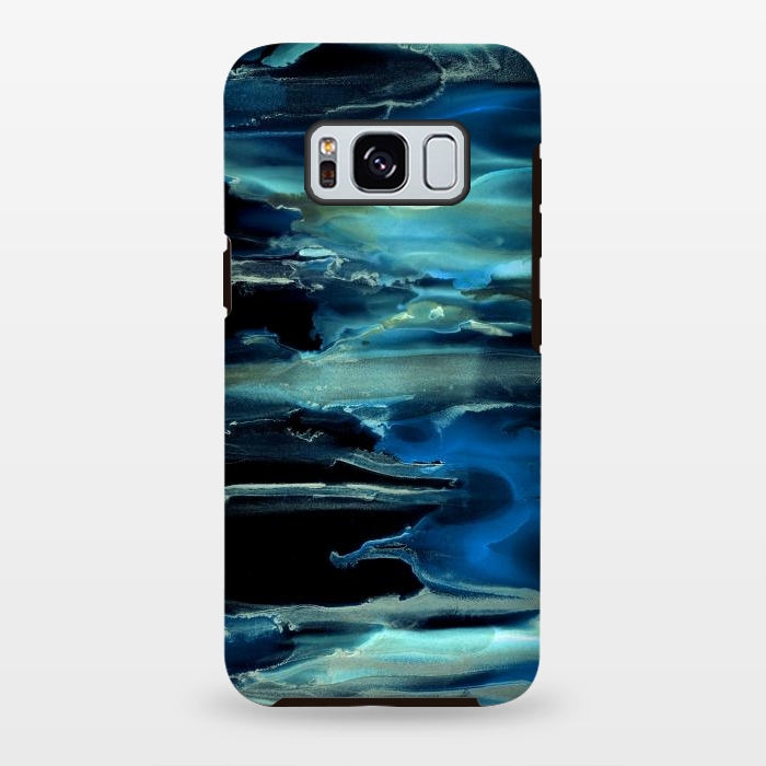 Galaxy S8 plus StrongFit Phosphorescent Midnight Tide  by Tigatiga