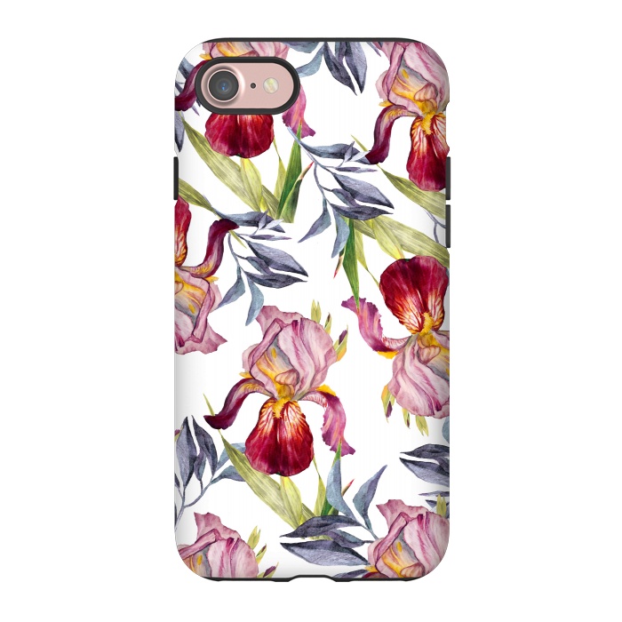 iPhone 7 StrongFit Born in Flowers by Creativeaxle