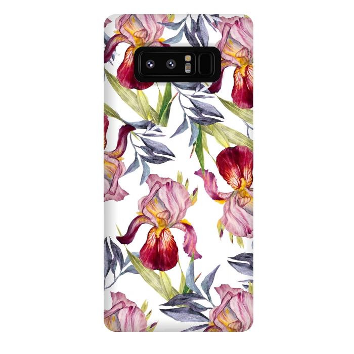 Galaxy Note 8 StrongFit Born in Flowers by Creativeaxle