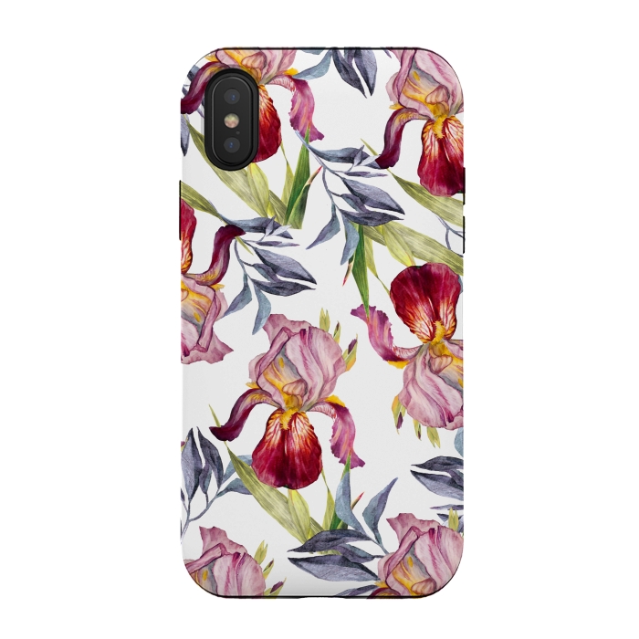 iPhone Xs / X StrongFit Born in Flowers by Creativeaxle