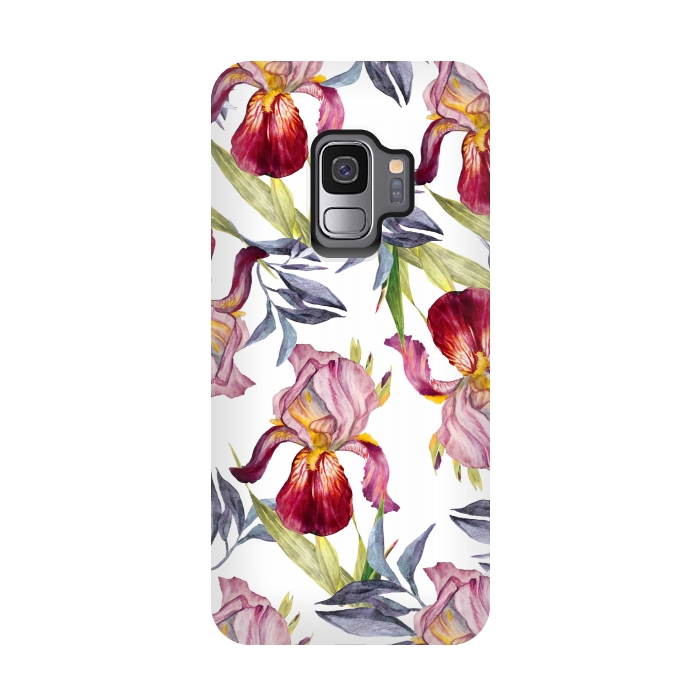 Galaxy S9 StrongFit Born in Flowers by Creativeaxle