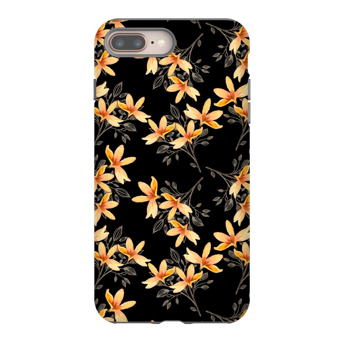 iPhone 7 plus StrongFit Dark Night of Flora by Creativeaxle