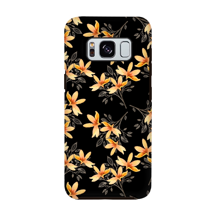 Galaxy S8 StrongFit Dark Night of Flora by Creativeaxle