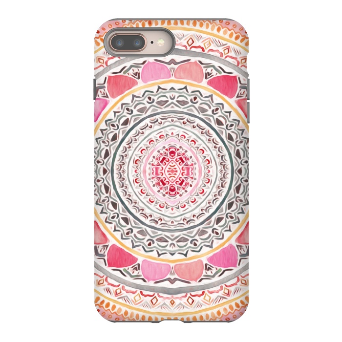 iPhone 7 plus StrongFit Pastel Bohemian Mandala   by Tigatiga