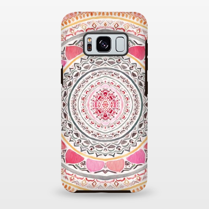 Galaxy S8 plus StrongFit Pastel Bohemian Mandala   by Tigatiga