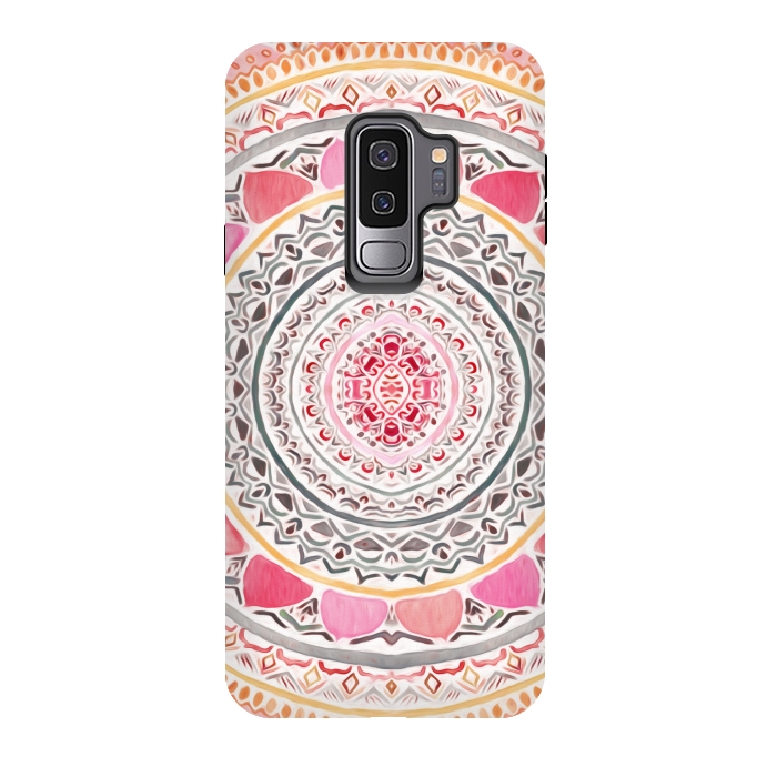 Galaxy S9 plus StrongFit Pastel Bohemian Mandala   by Tigatiga