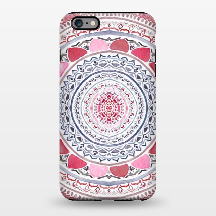 iPhone 6/6s plus StrongFit Red & Leisure Mandala   by Tigatiga