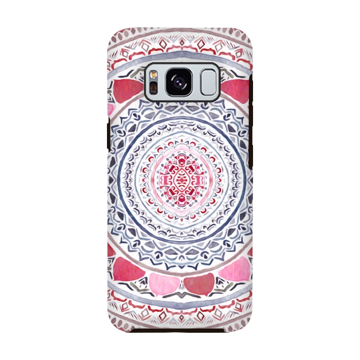 Galaxy S8 StrongFit Red & Leisure Mandala   by Tigatiga