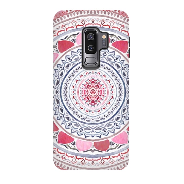 Galaxy S9 plus StrongFit Red & Leisure Mandala   by Tigatiga
