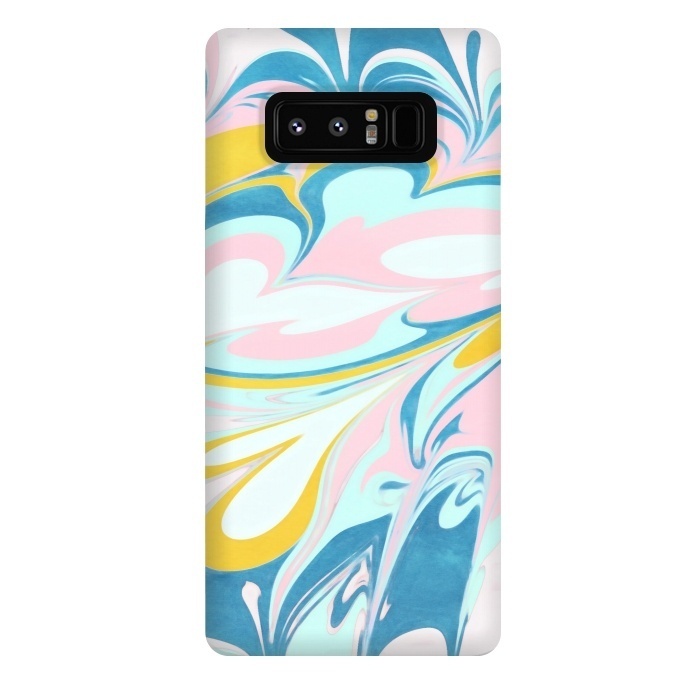 Galaxy Note 8 StrongFit Melted Bubblegum Ice Cream by Micklyn Le Feuvre