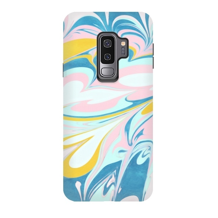 Galaxy S9 plus StrongFit Melted Bubblegum Ice Cream by Micklyn Le Feuvre
