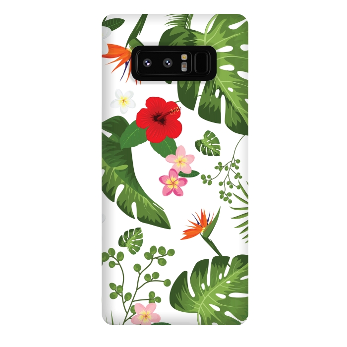 Galaxy Note 8 StrongFit Tropical Flower Background by Bledi