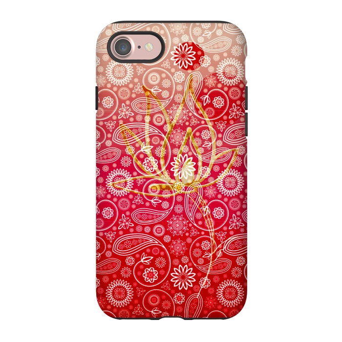 iPhone 7 StrongFit Paisley park by Kashmira Baheti