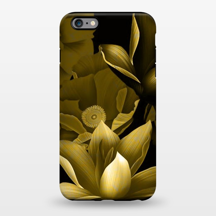 iPhone 6/6s plus StrongFit Gold floral by Kashmira Baheti