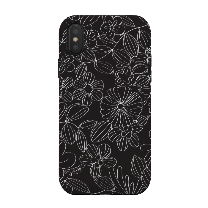 iPhone Xs / X StrongFit My Flower Design V by Bledi