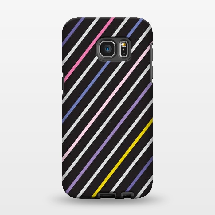 Galaxy S7 EDGE StrongFit Scribble & Lines Pattern VI by Bledi