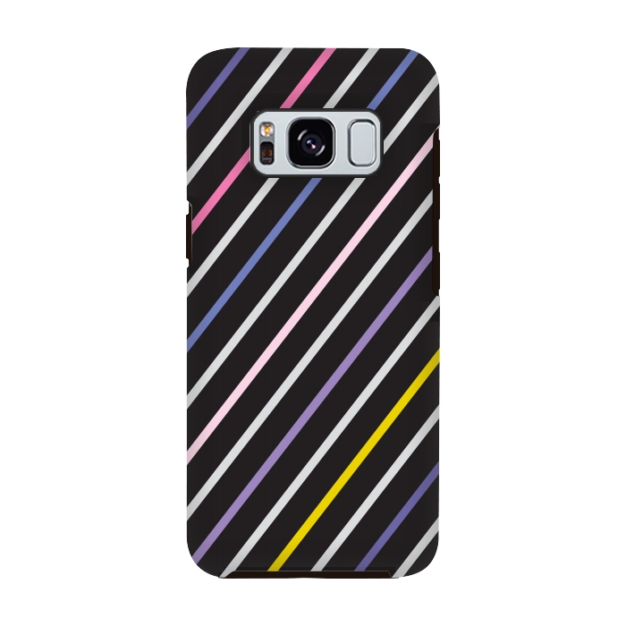 Galaxy S8 StrongFit Scribble & Lines Pattern VI by Bledi