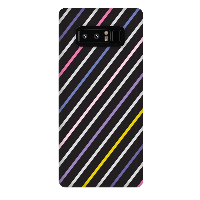 Galaxy Note 8 StrongFit Scribble & Lines Pattern VI by Bledi