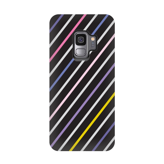 Galaxy S9 StrongFit Scribble & Lines Pattern VI by Bledi