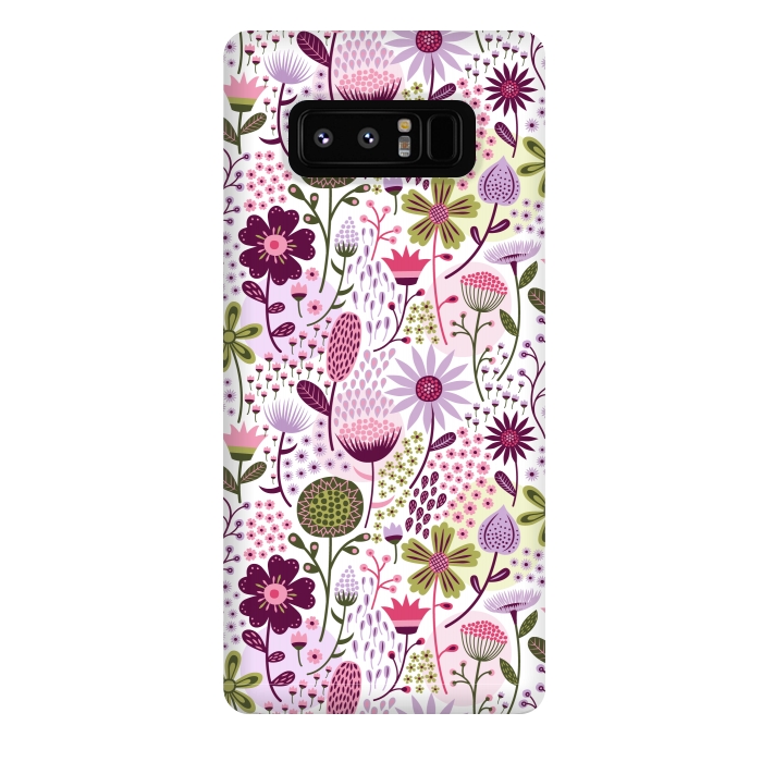 Galaxy Note 8 StrongFit Celebration Floral by Portia Monberg