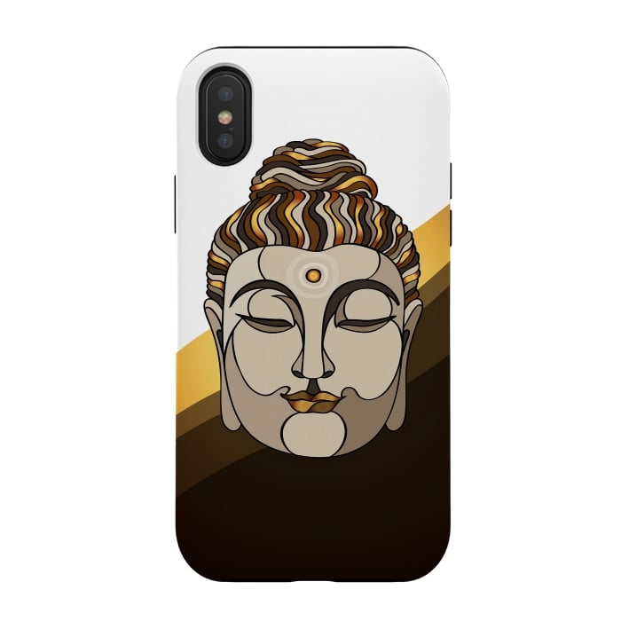 iPhone Xs / X StrongFit Buddha by Majoih