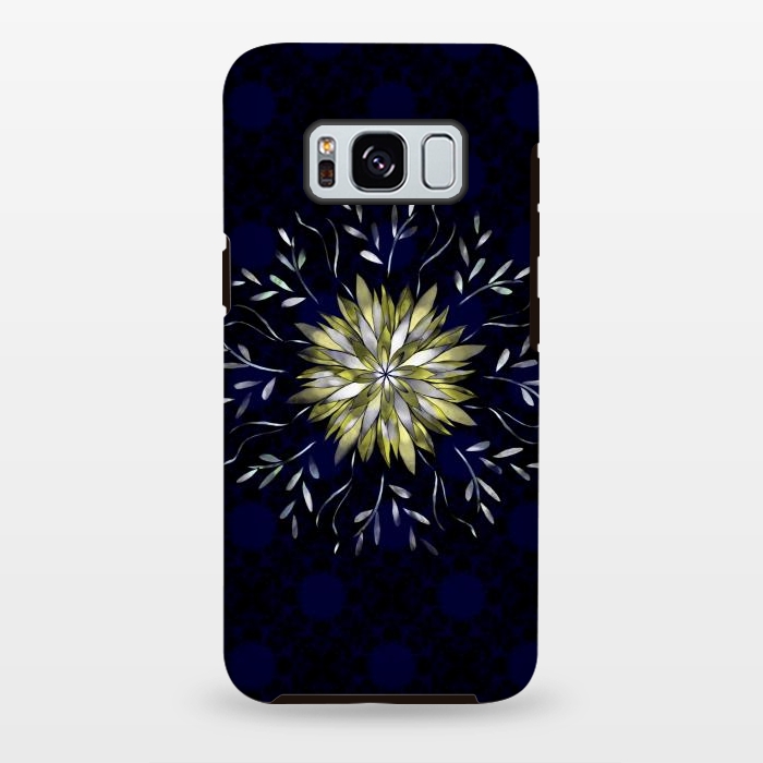 Galaxy S8 plus StrongFit Peridot jewel flower  by Kashmira Baheti