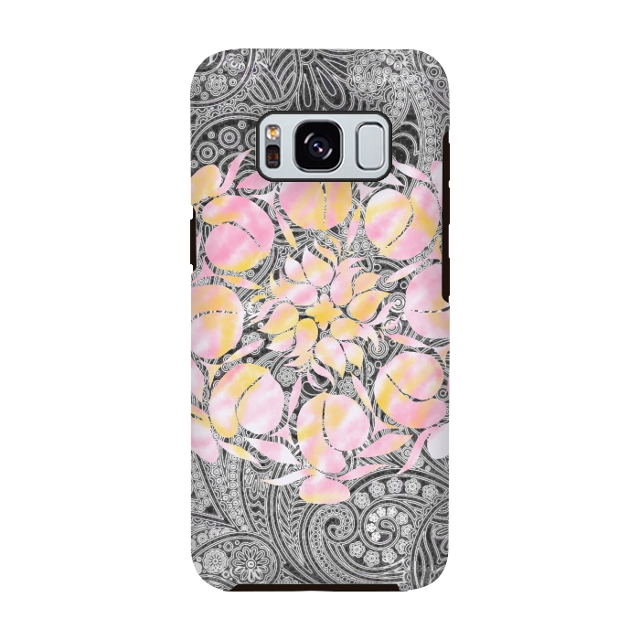 Galaxy S8 StrongFit Paisley floral by Kashmira Baheti