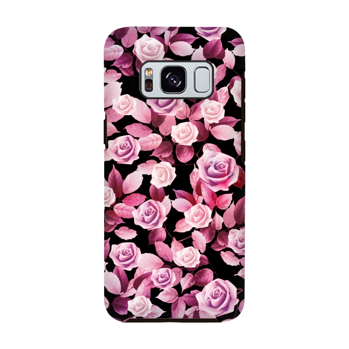 Galaxy S8 StrongFit Pink roses by Jms